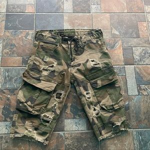 Camo Cargo Shorts